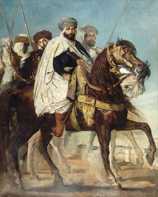 Theodore Chasseriau Le Khalife de Constantine Ali Ben Hamet oil painting image